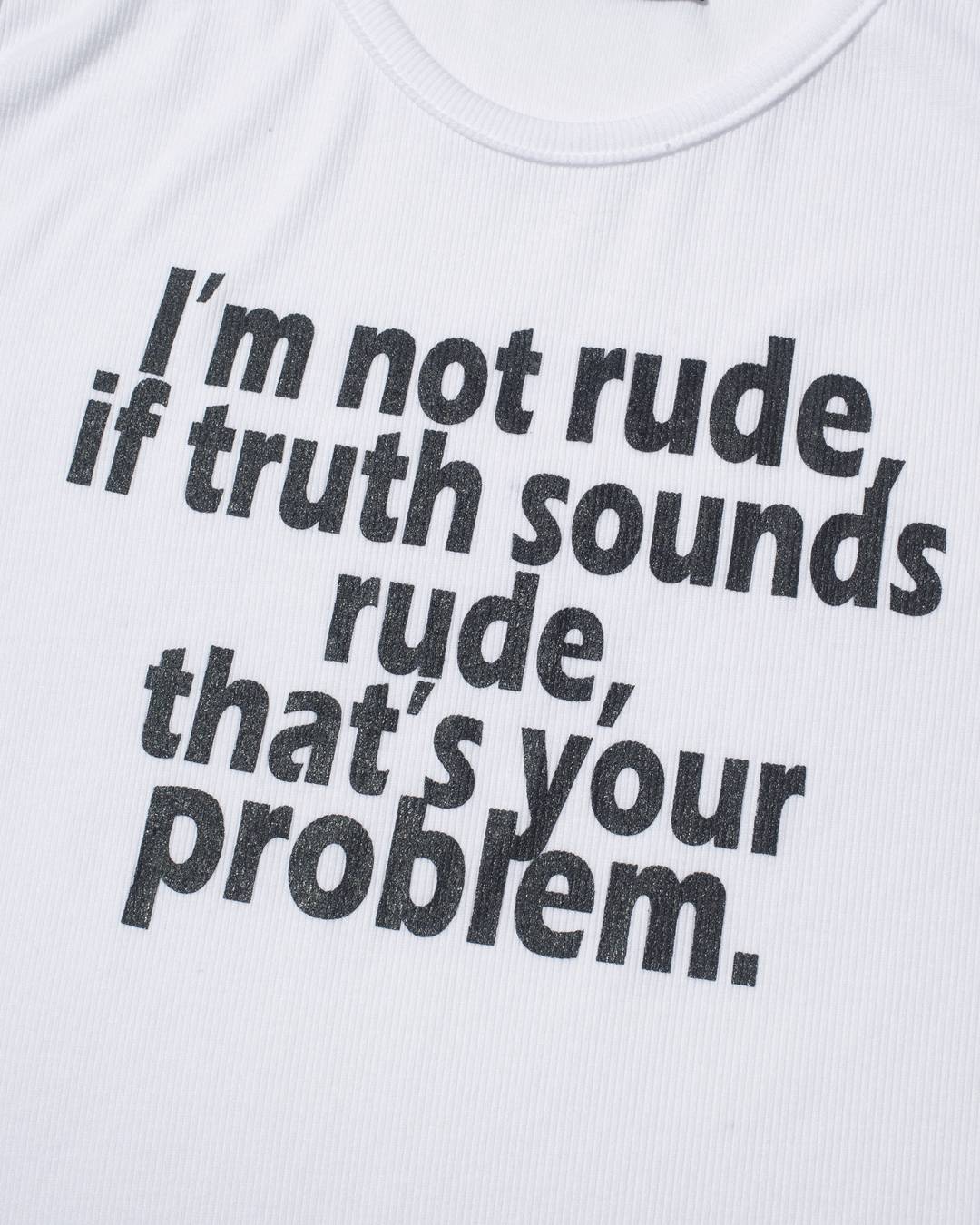 RUDE Sleeveless (WHITE)