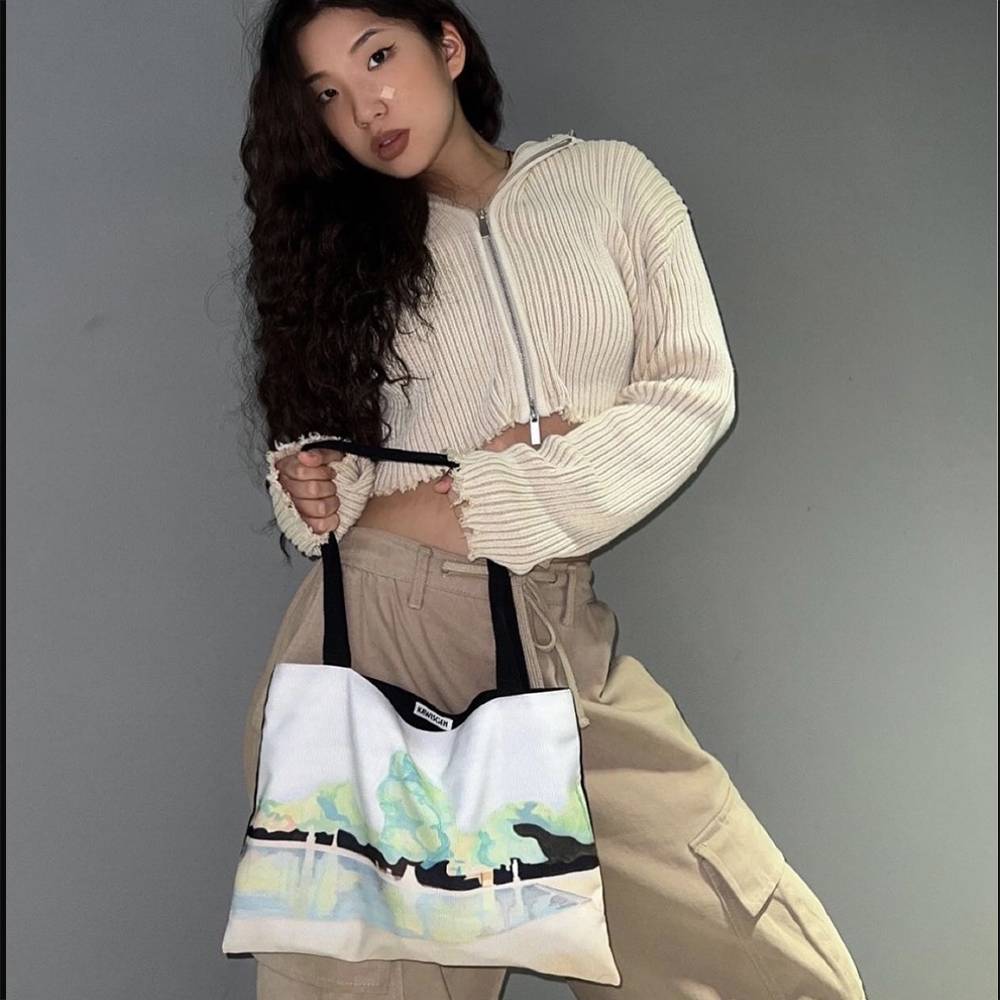 silent afternoon totebag - kawisgen - CAVA LIFE