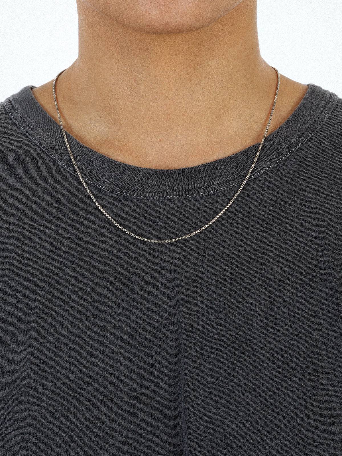 ボックスチェーンネックレス