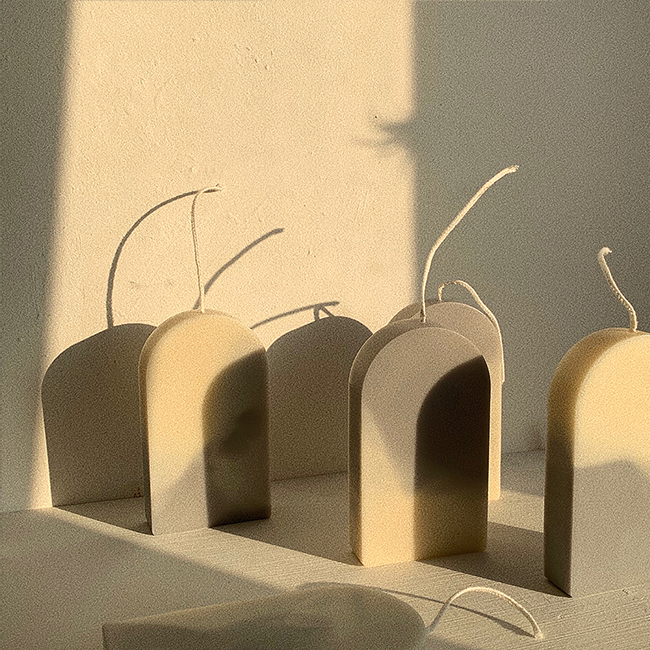 [원앤온리] 클래식 아치 캔들 - Drawing Candle 드로잉캔들 - CAVA LIFE