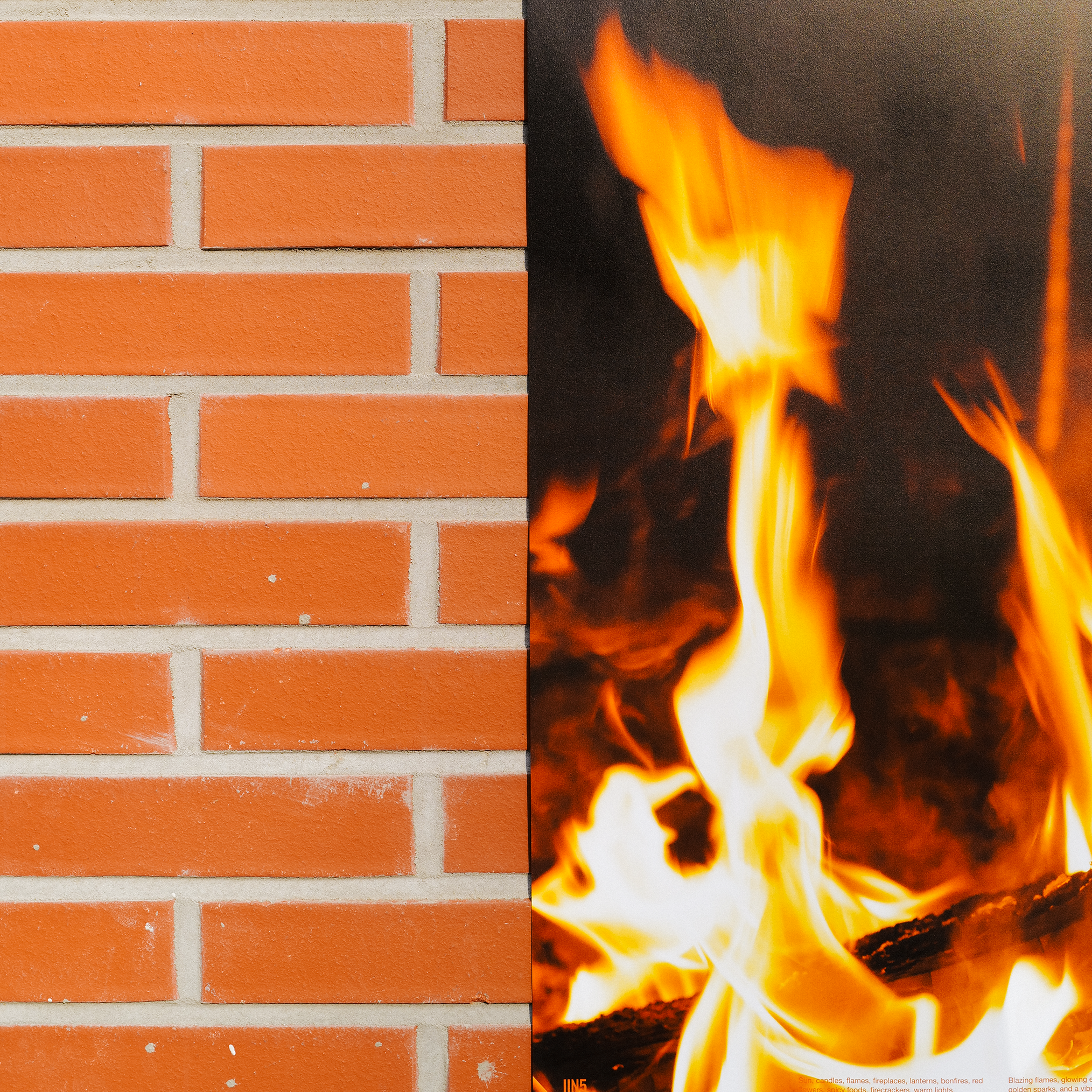 화 사주 질감 파노라마 개운 포스터 / Fuel your spark