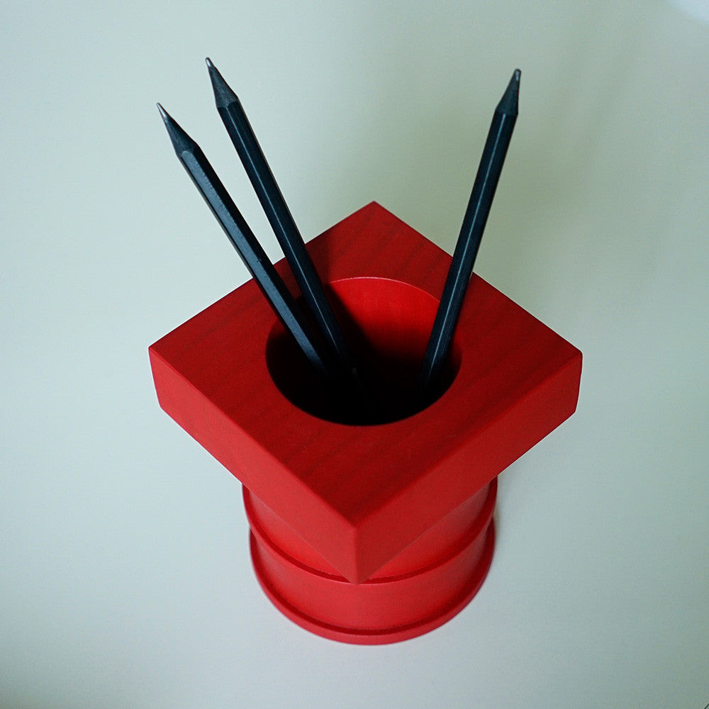 Post-Column 펜슬홀더 - 레드 - A-SE STUDIO 아쎄스튜디오 - CAVA LIFE