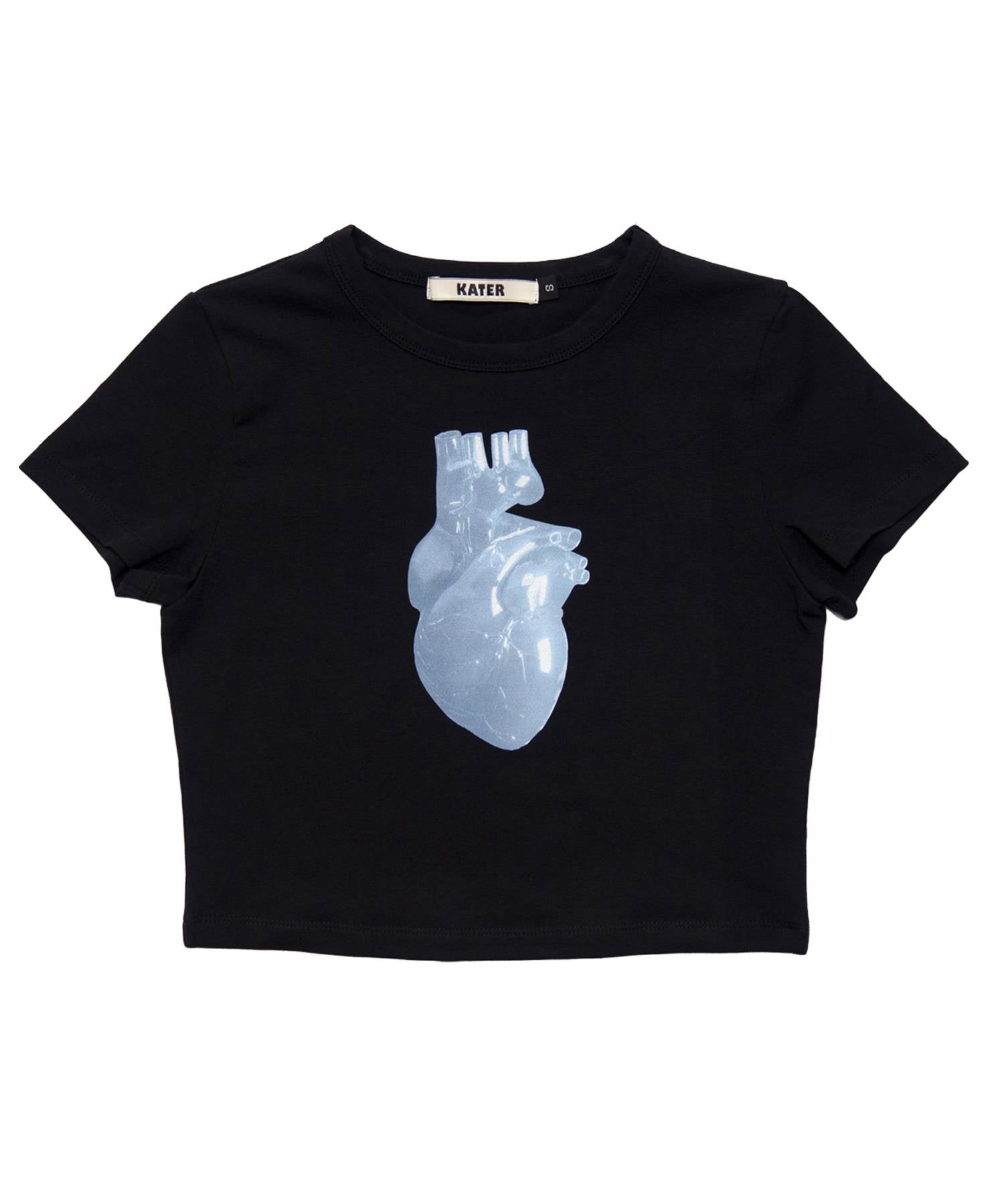 Heart Short Sleeve Tee BLACK