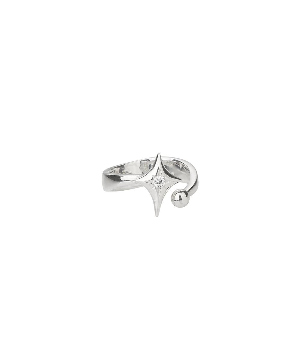 BOLD SPARKLE RING l SILVER - XANADU - CAVA LIFE