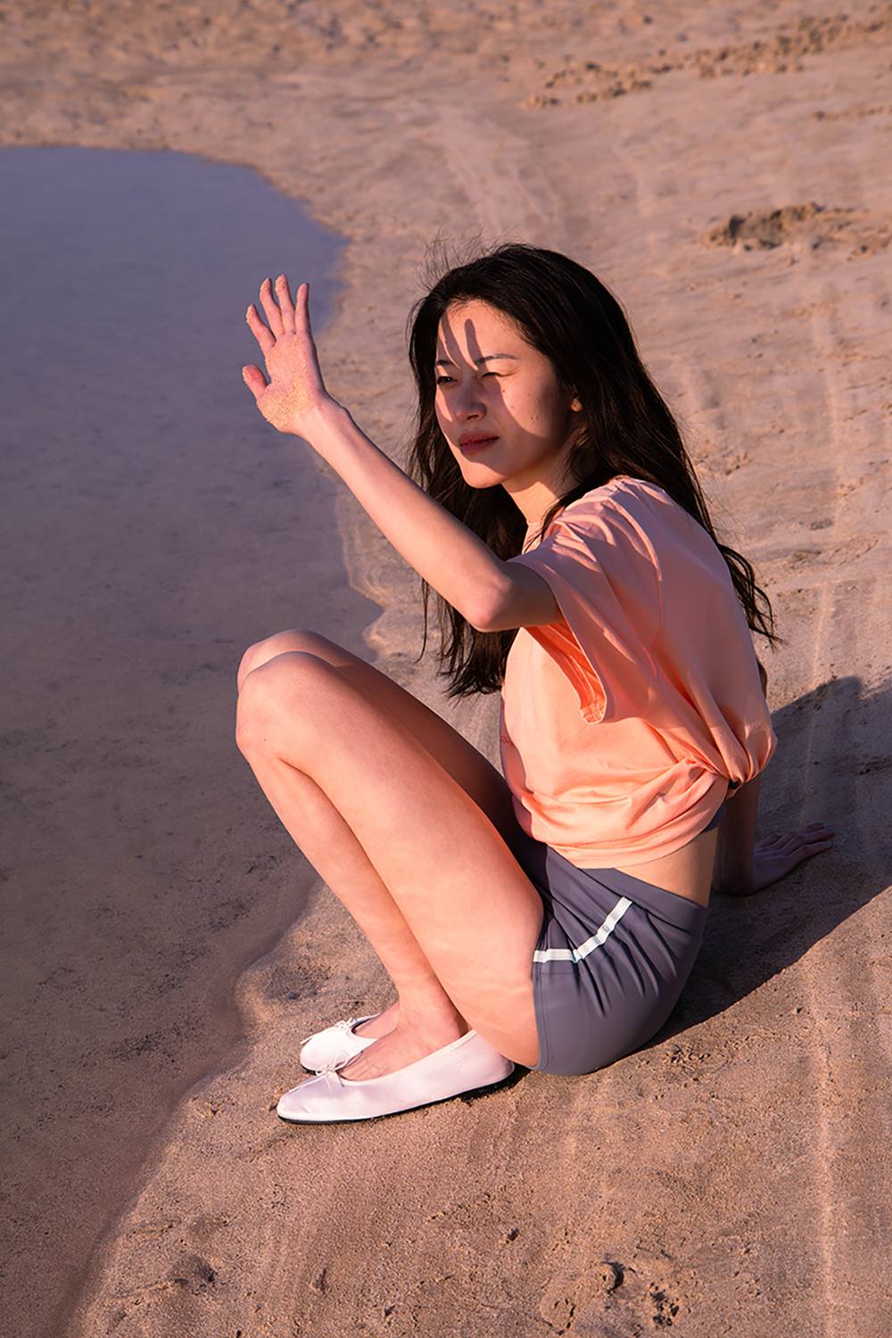 LINE SWIM BOTTOM / GRAY