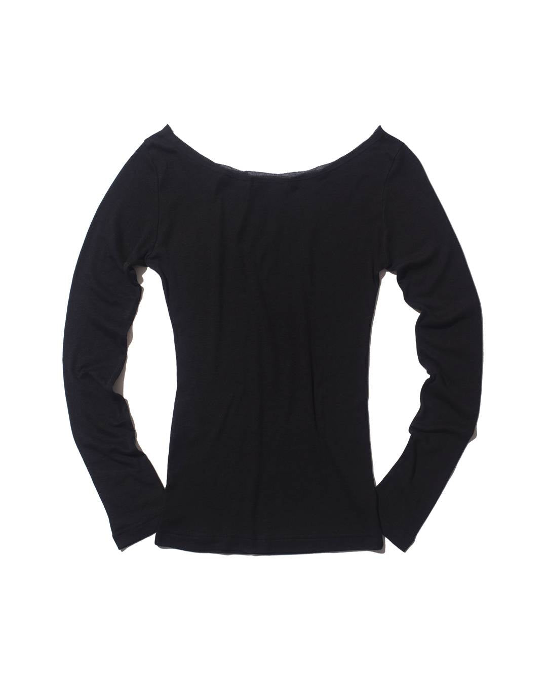 SO WHAT long-sleeved T-Shirt (BLACK) WOMENS