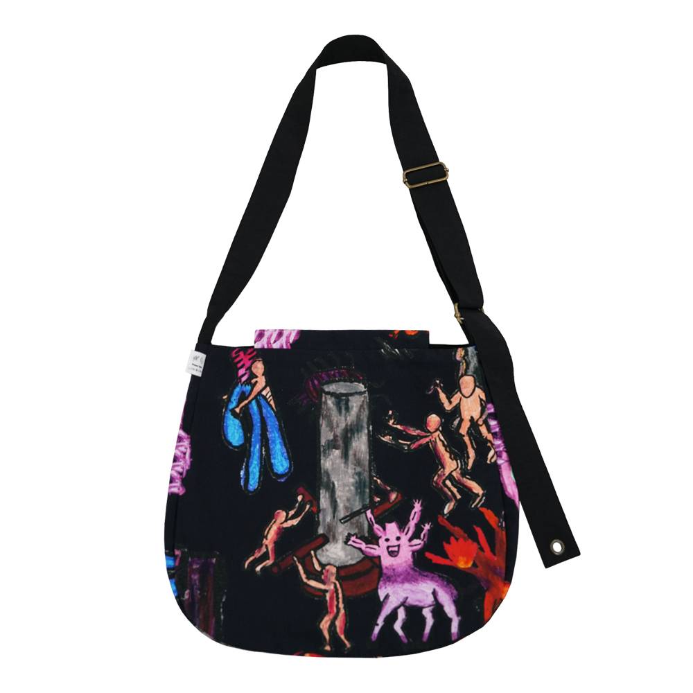 헬 프린팅 크로스백 - Whimsy Mind 윔지마인드 - CAVA LIFE