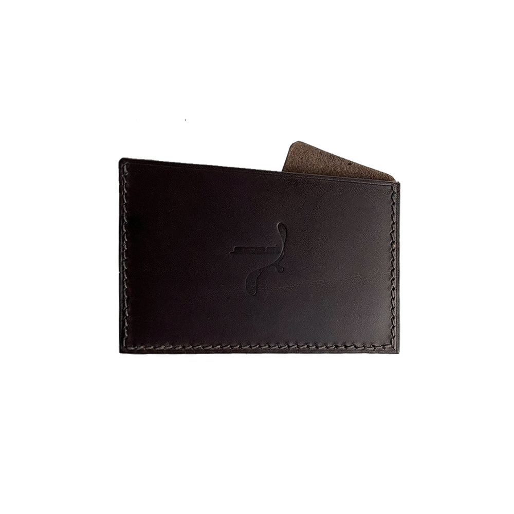 Bulge Card Wallet / Vegetable Tanned Apollo - aran/mudgesosi - CAVA LIFE