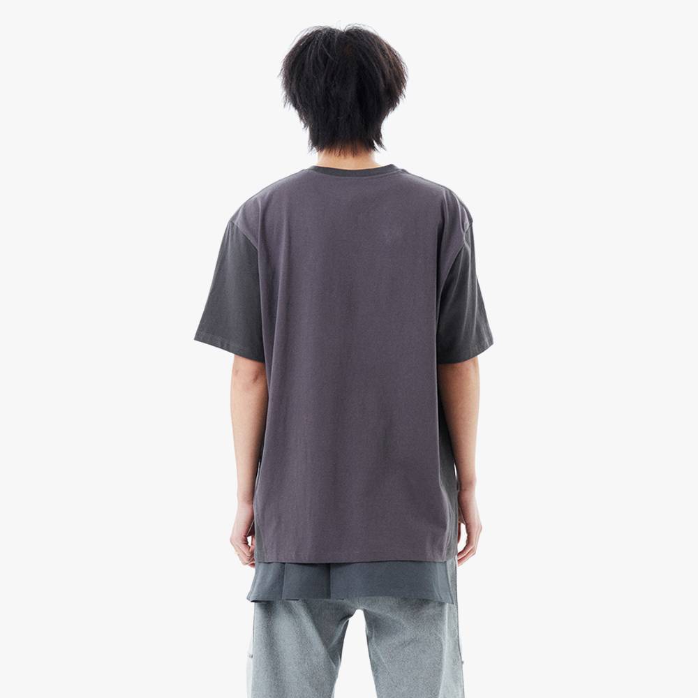 TRICOLOR TEE / GRAY