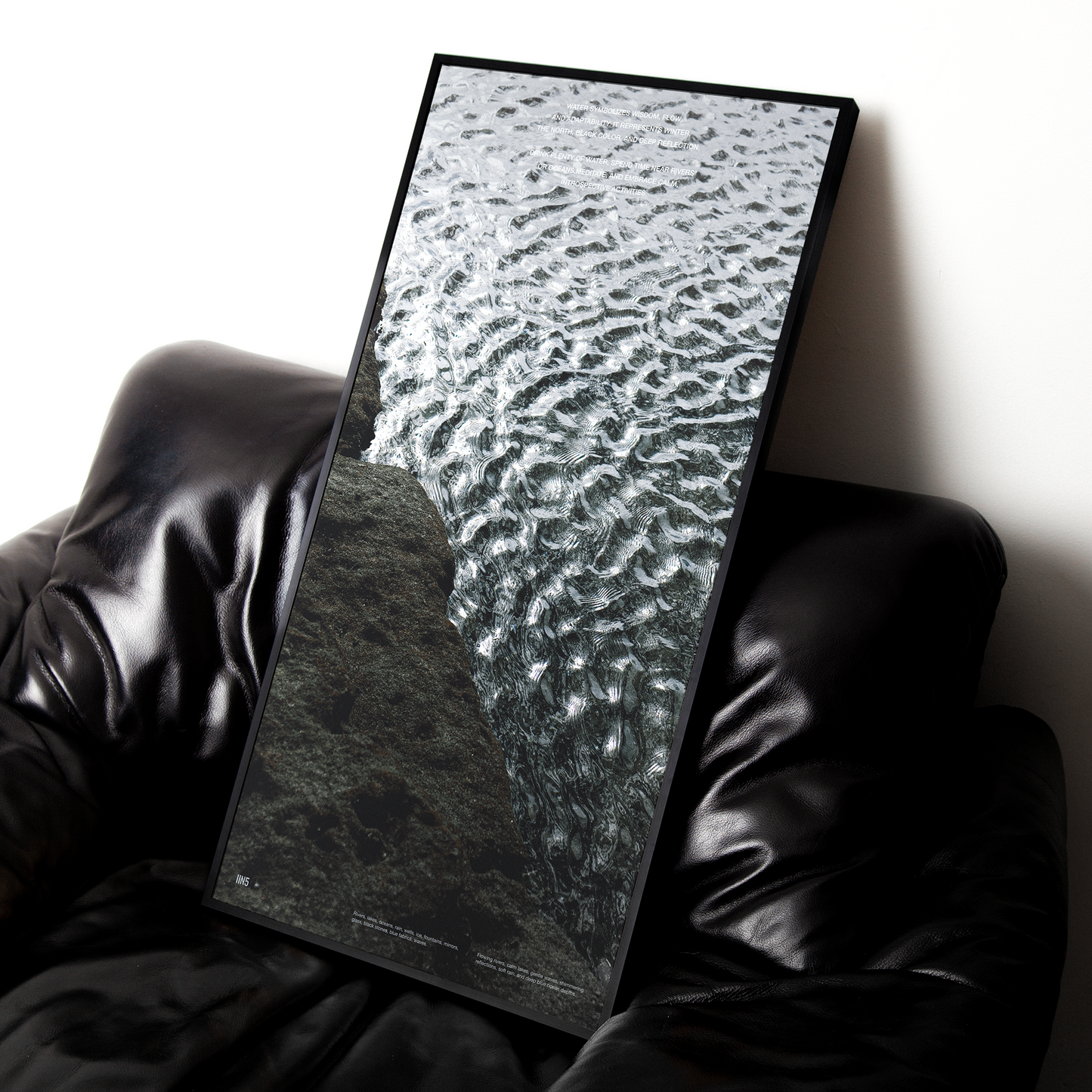 수 사주 질감 파노라마 개운 포스터 / Go with the flow