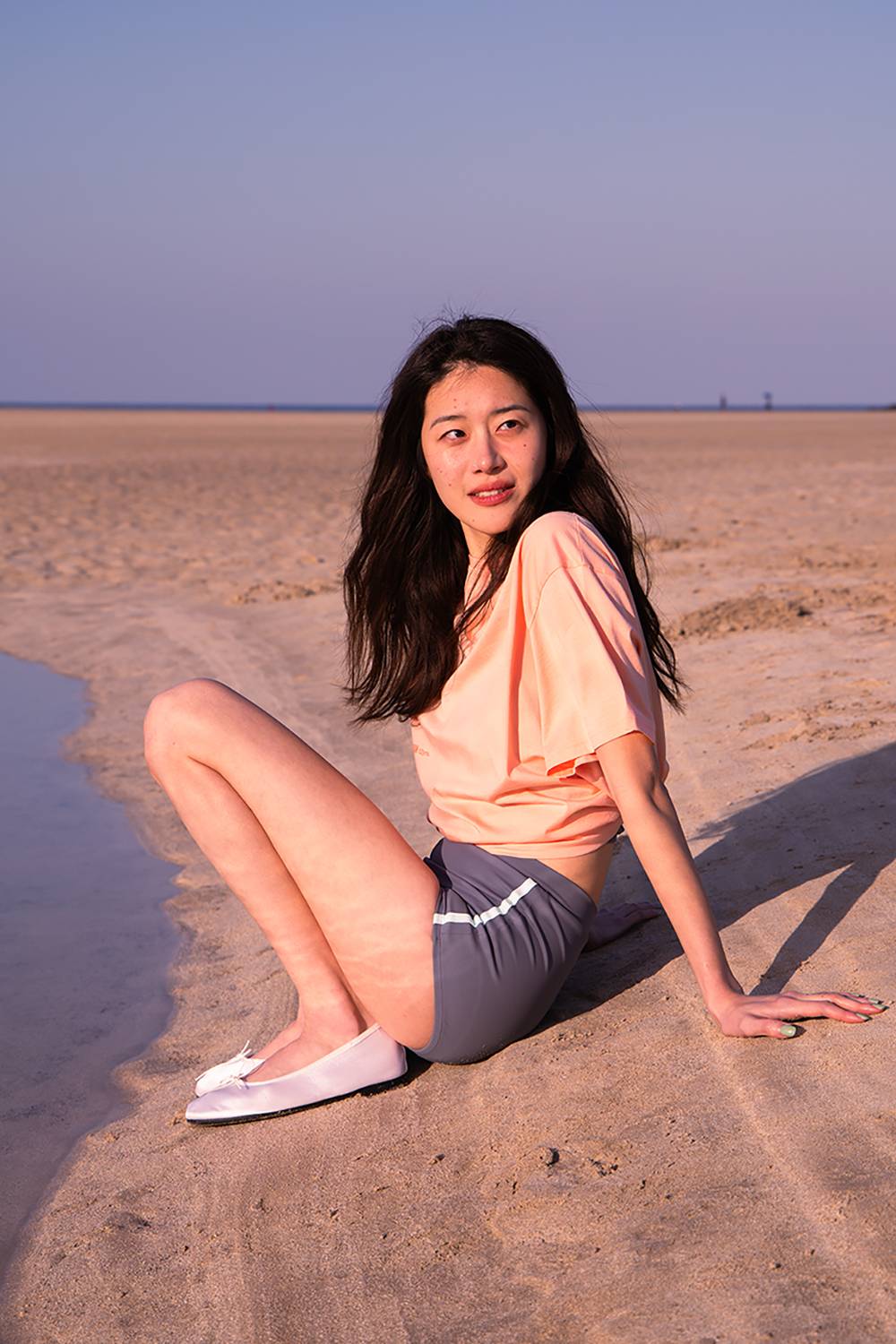 LINE SWIM BOTTOM / GRAY