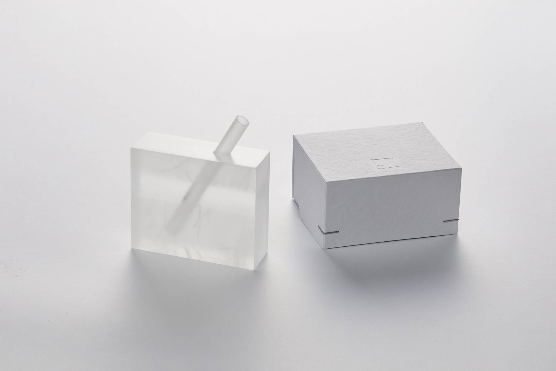 불투명한 무게 - 화병 1p, 오프 화이트 (Opaque Weight - Vase 1p, Off White)