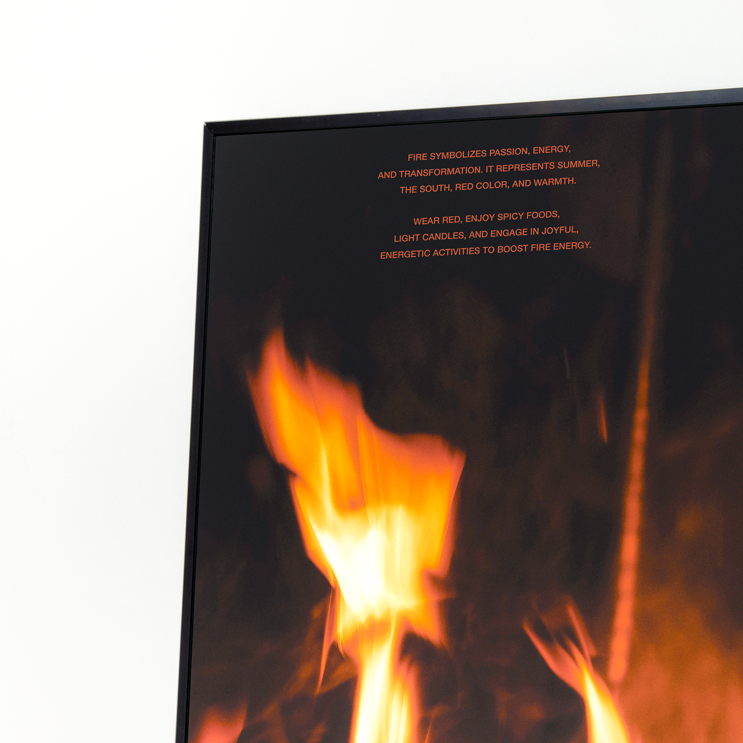 화 사주 질감 파노라마 개운 포스터 / Fuel your spark