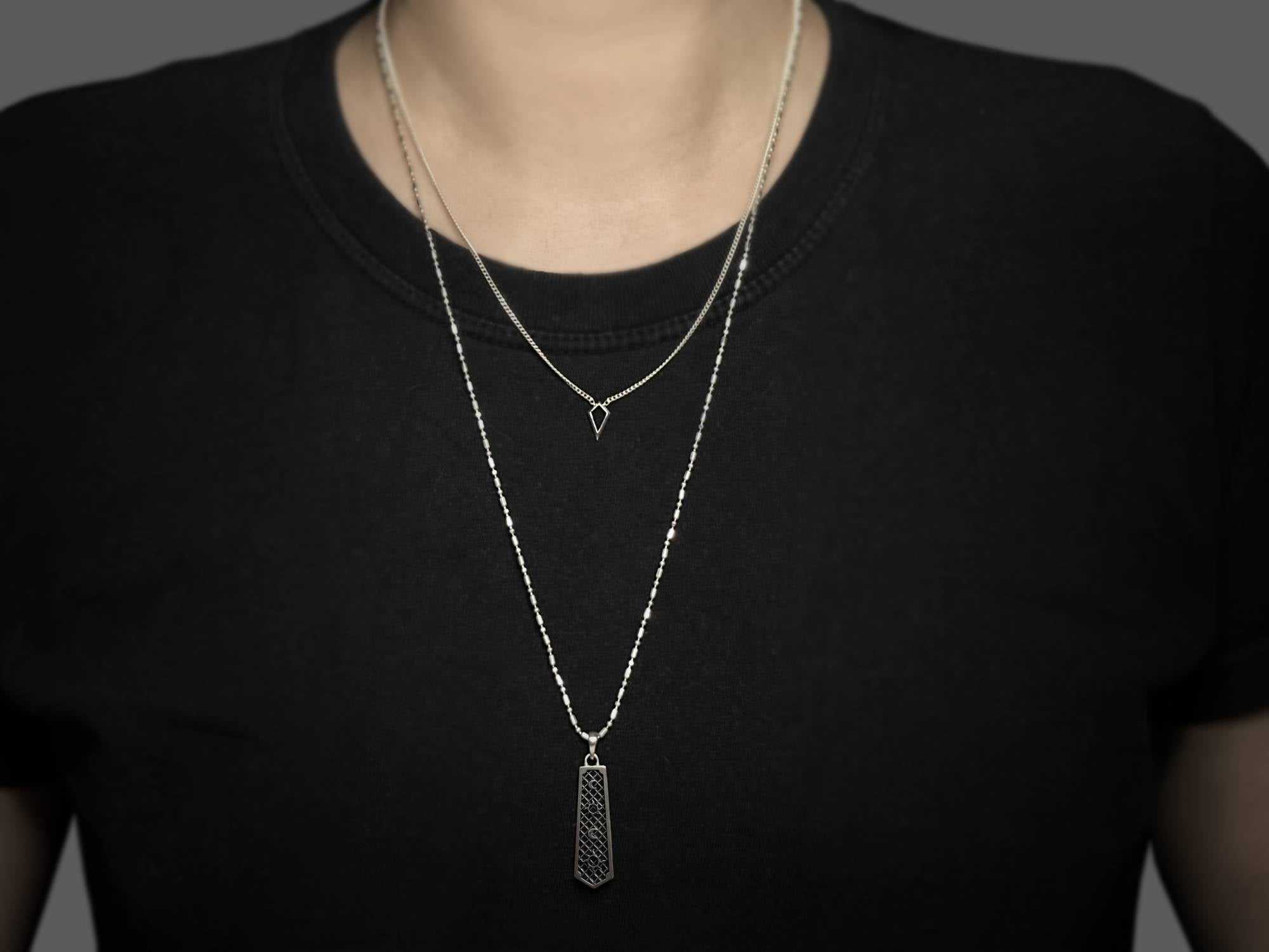 호루스 28mm 격자 목걸이