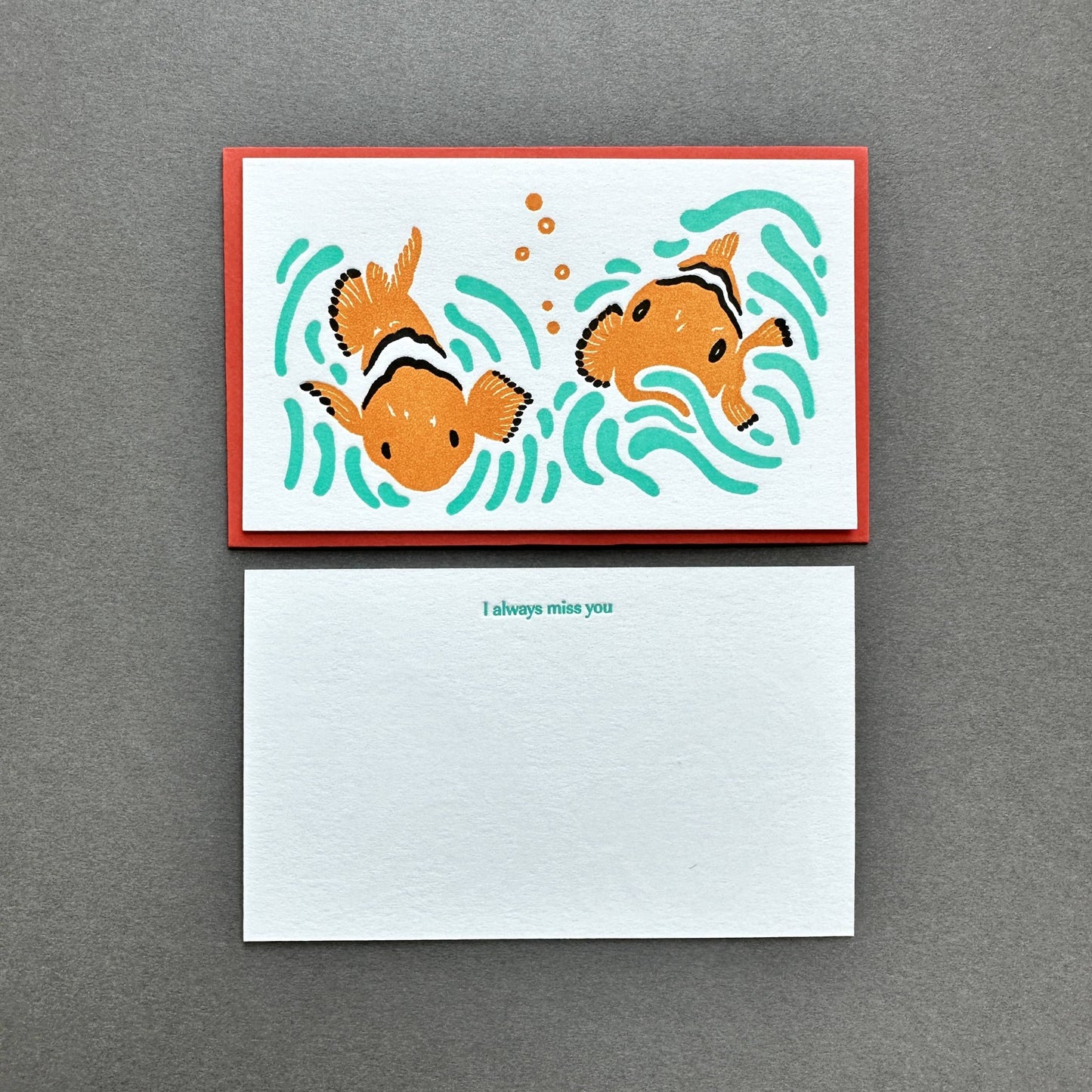 [SMALL PLATES] Fish NEMO Message Card