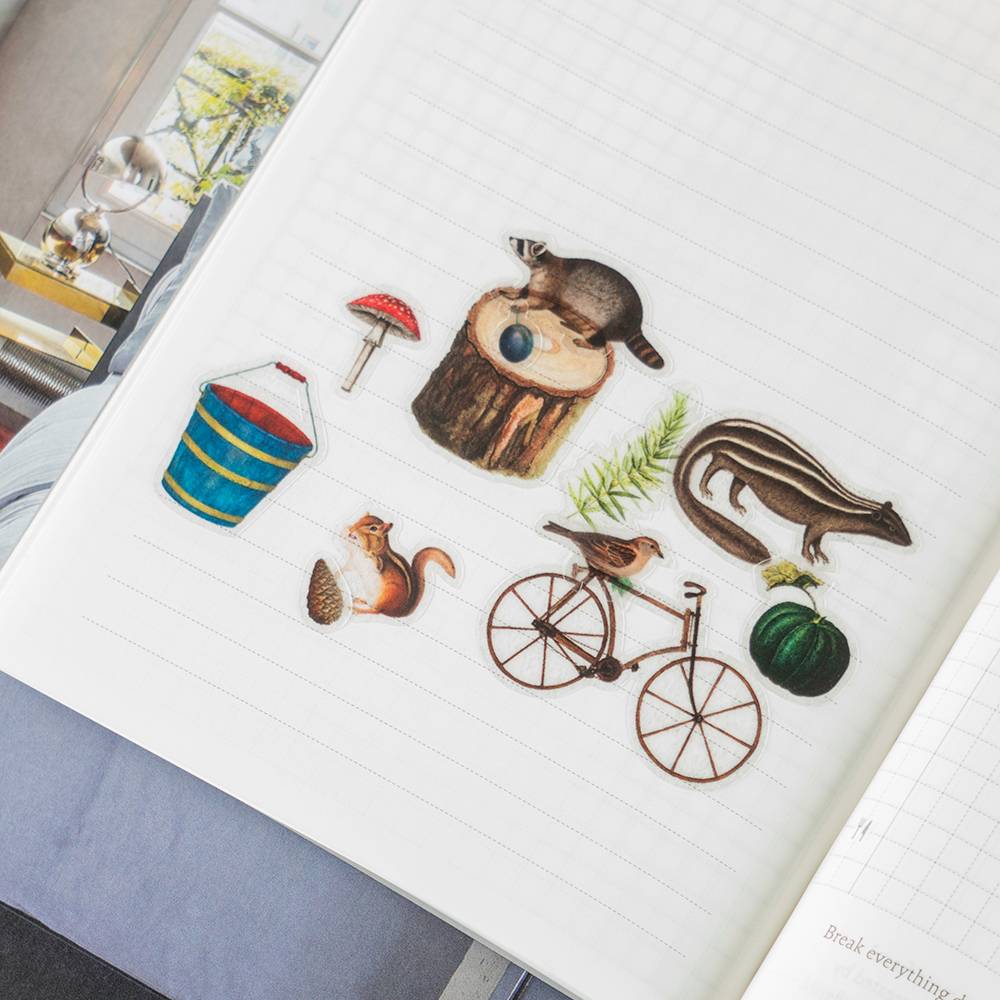 LESS LOVE LABS - BACKYARD (투명 씰스티커)