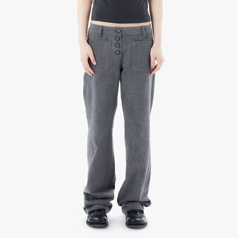 STRIPE BOOTSCUT / GRAY