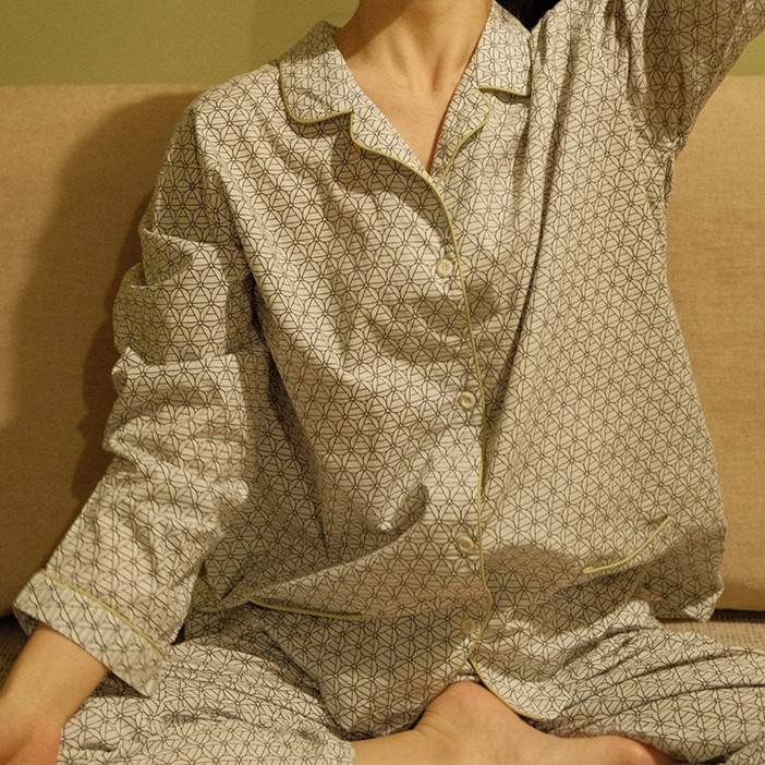 [손더스튜디오] 순면100% 사계절 로고파자마