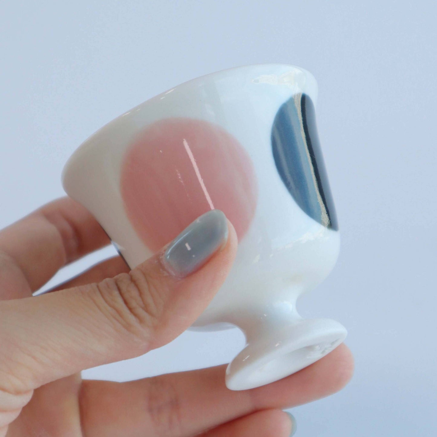 DOT mini goblet - black&pink