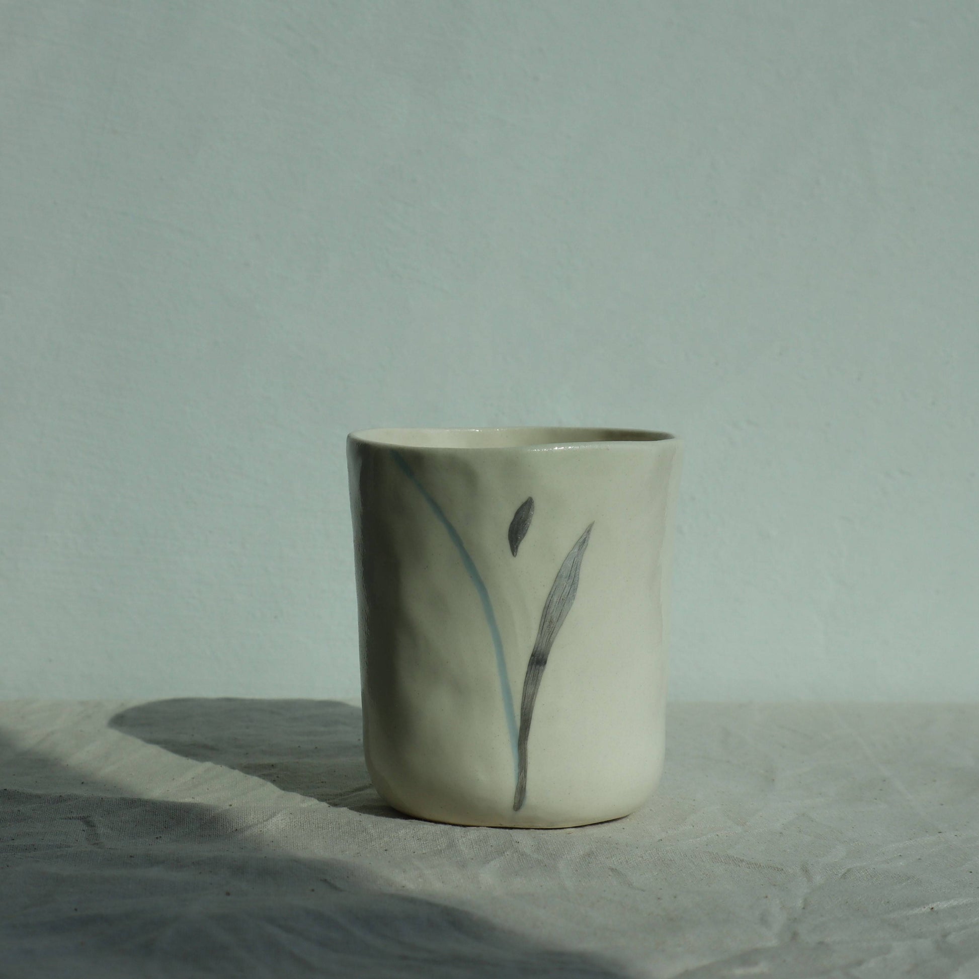 silver grass teacup - samool 사물 - CAVA LIFE