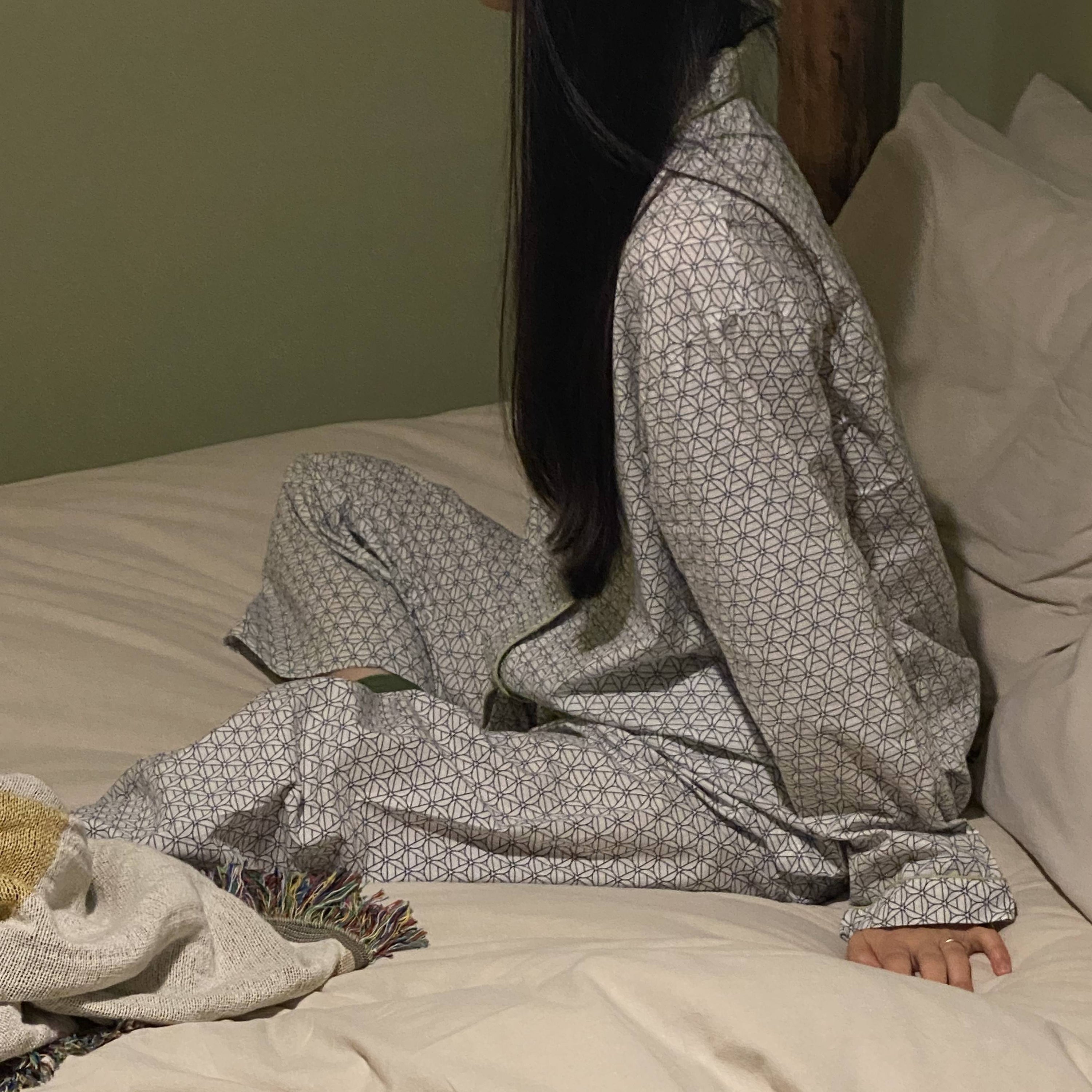 [손더스튜디오] 순면100% 사계절 로고파자마