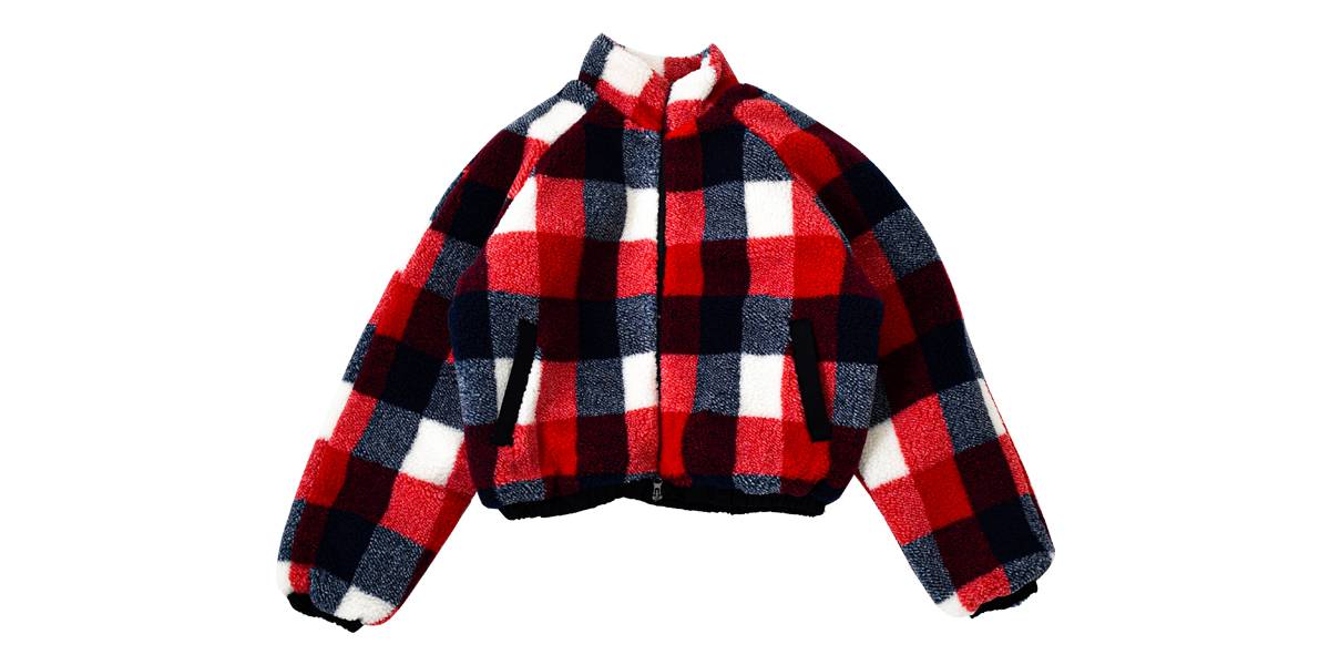 WEIRD FLEECE CROP JACKET