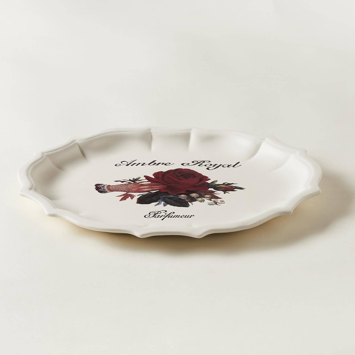 장미은방울 치펜데일 플레이트 - chinoiserie 시누아즈리 - CAVA LIFE