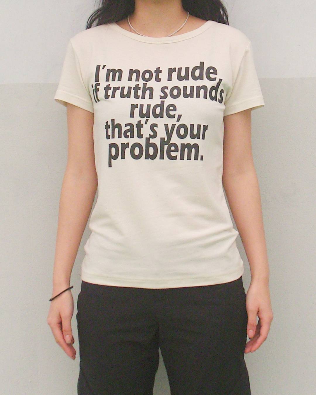 RUDE Half Sleeve T-shirt (CREAM)