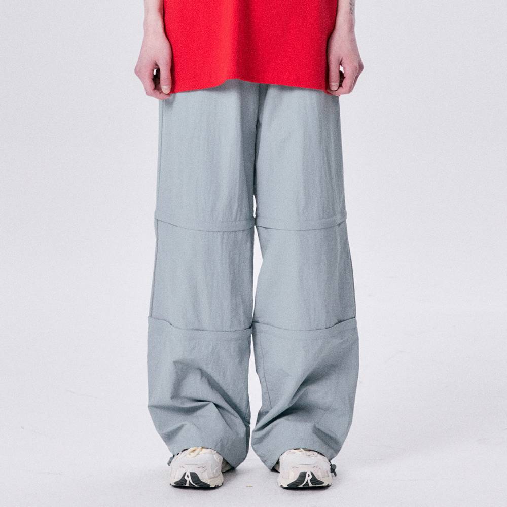 REFLECTED 3 PARTS PANTS / BLUE GRAY - HALOMINIUM  할로미늄 - CAVA LIFE