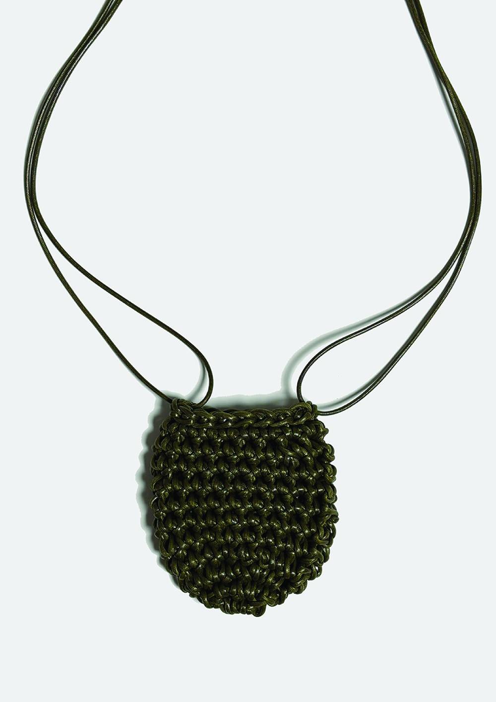 미니 바스켓 크로스 백 - Khaki