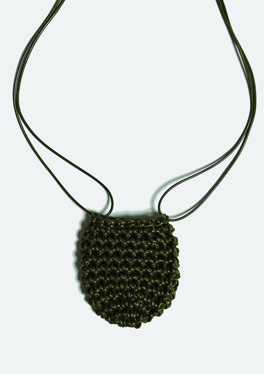 미니 바스켓 크로스 백 - Khaki