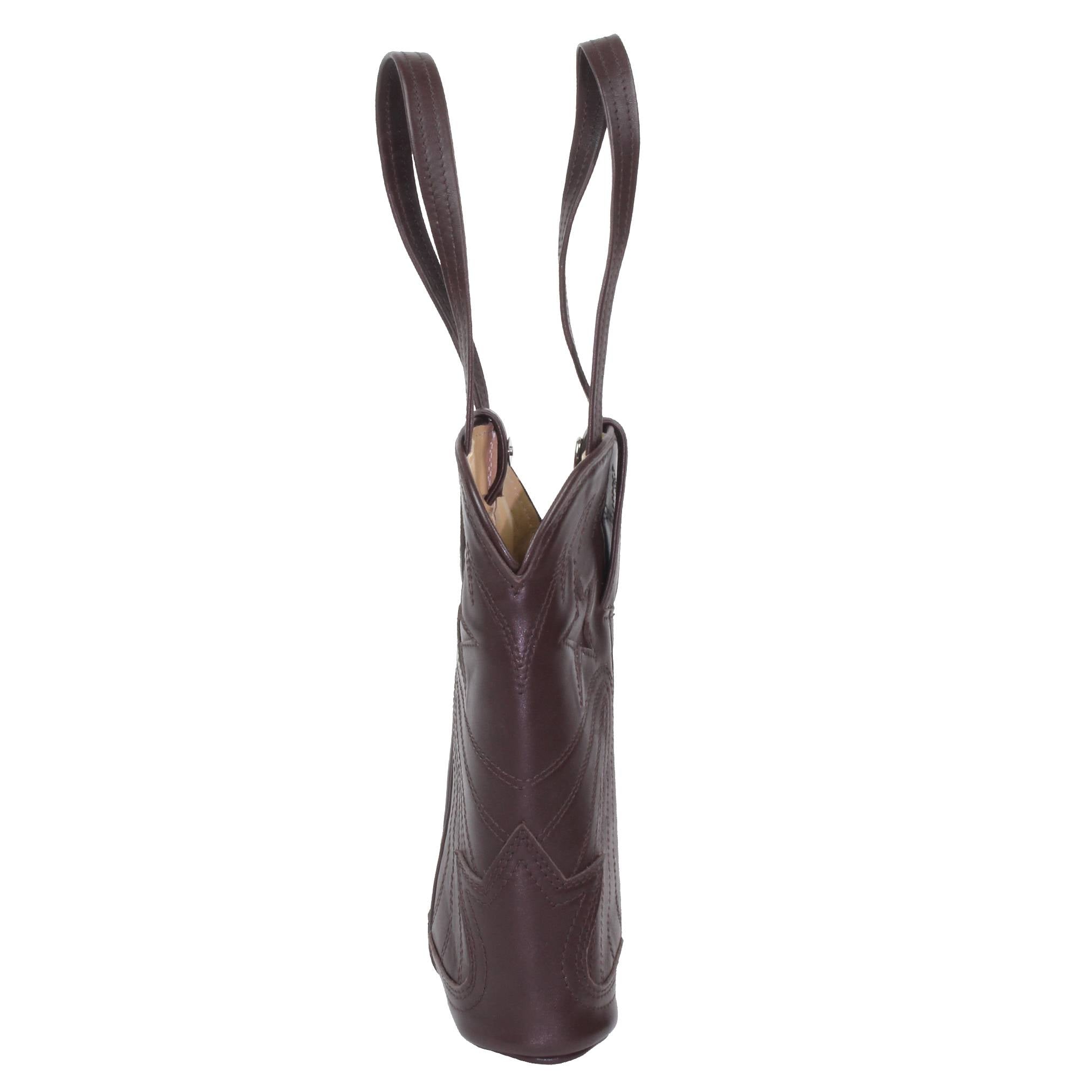 BOOTS PURSE - Chocolate - LOVE PARADE 러브퍼레이드 - CAVA LIFE