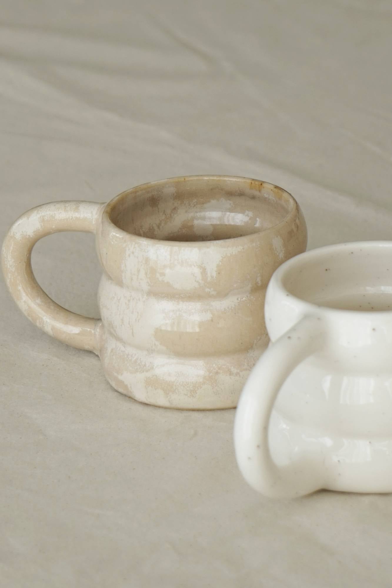 웨이브 머그-오로라 베이지