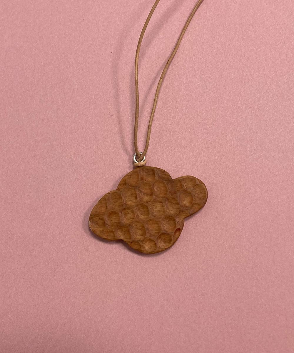 [One&Only] Drawing Pendant Series 우든 팬던트 - 꽃