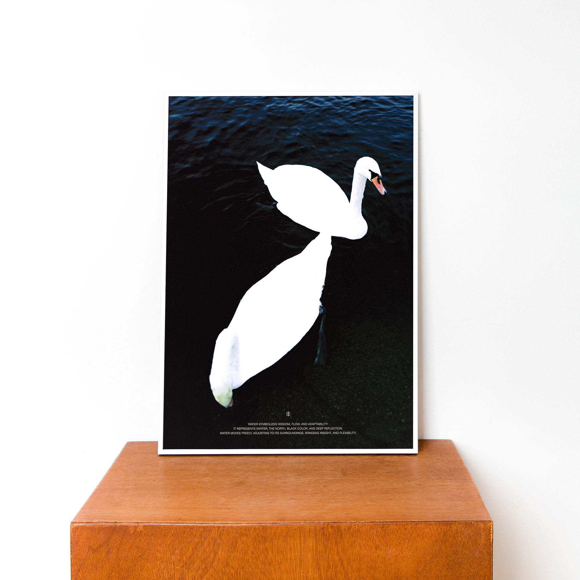 수 사주 개운 풍경 포스터 / Go with the flow