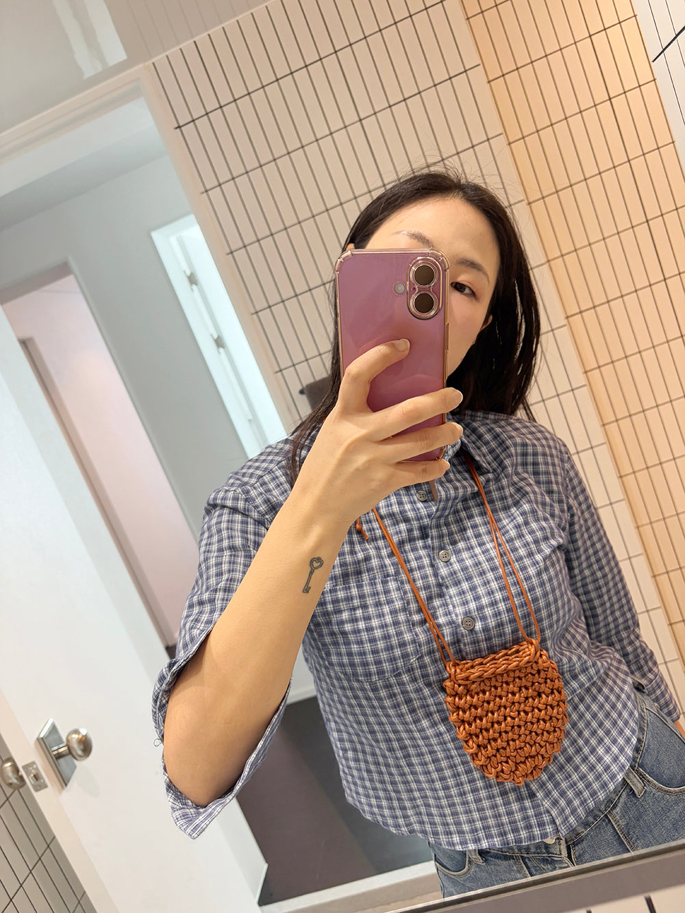 Mini Basket Cross Bag 미니 바스켓 크로스 백 - Camel