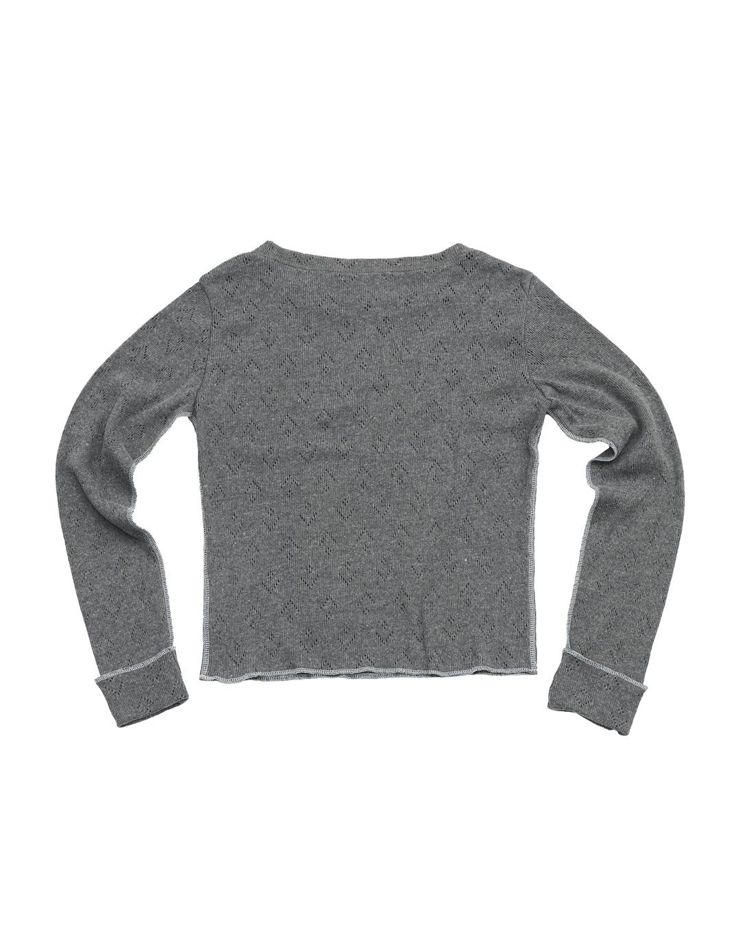 Punching Knit (GREY) WOMENS