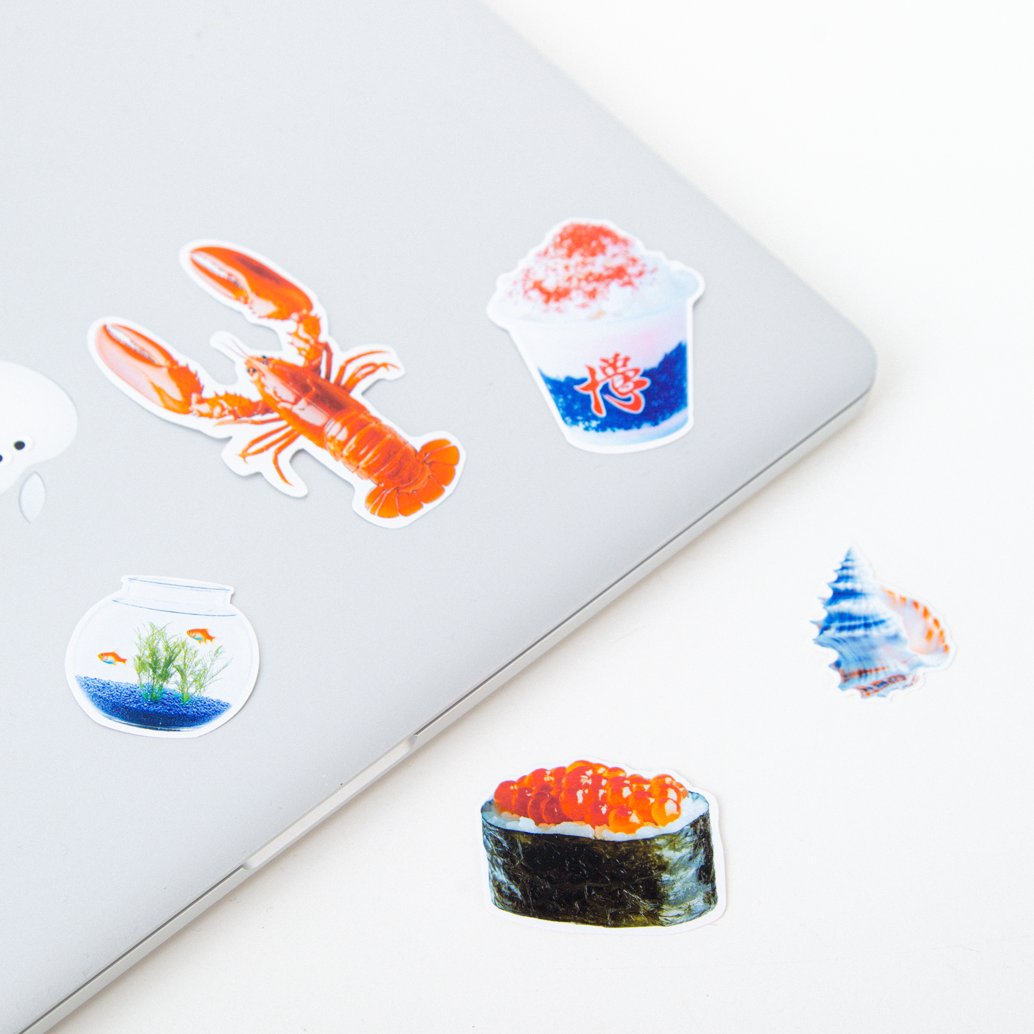 수 사주 개운 스티커 set /  Go with the flow