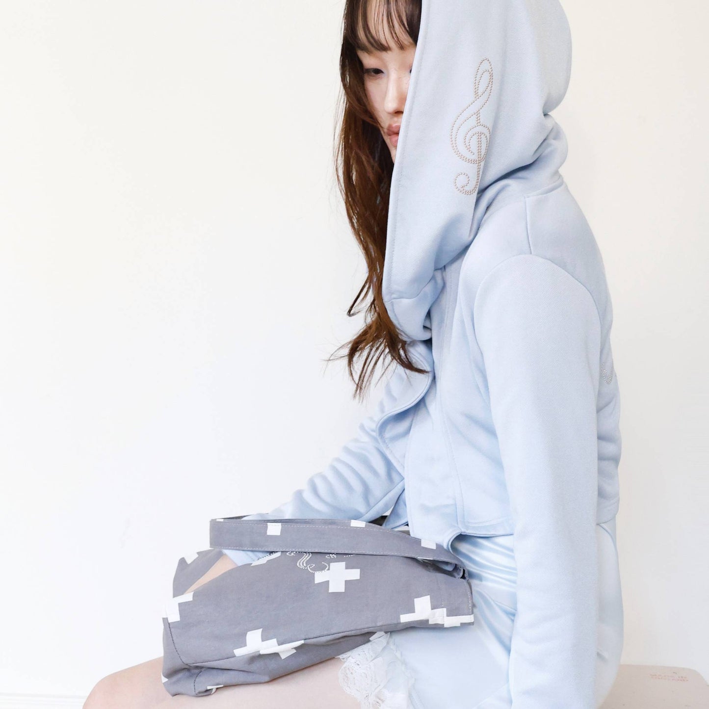 Born to Be Extra Bag-  Grey