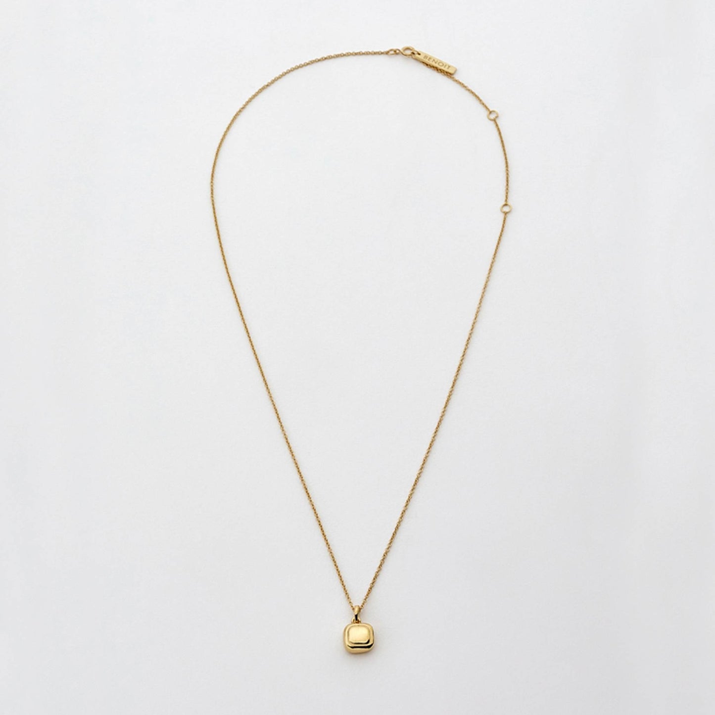 Double Square Pendant [Gold] - BENOIT 베누아 - CAVA LIFE