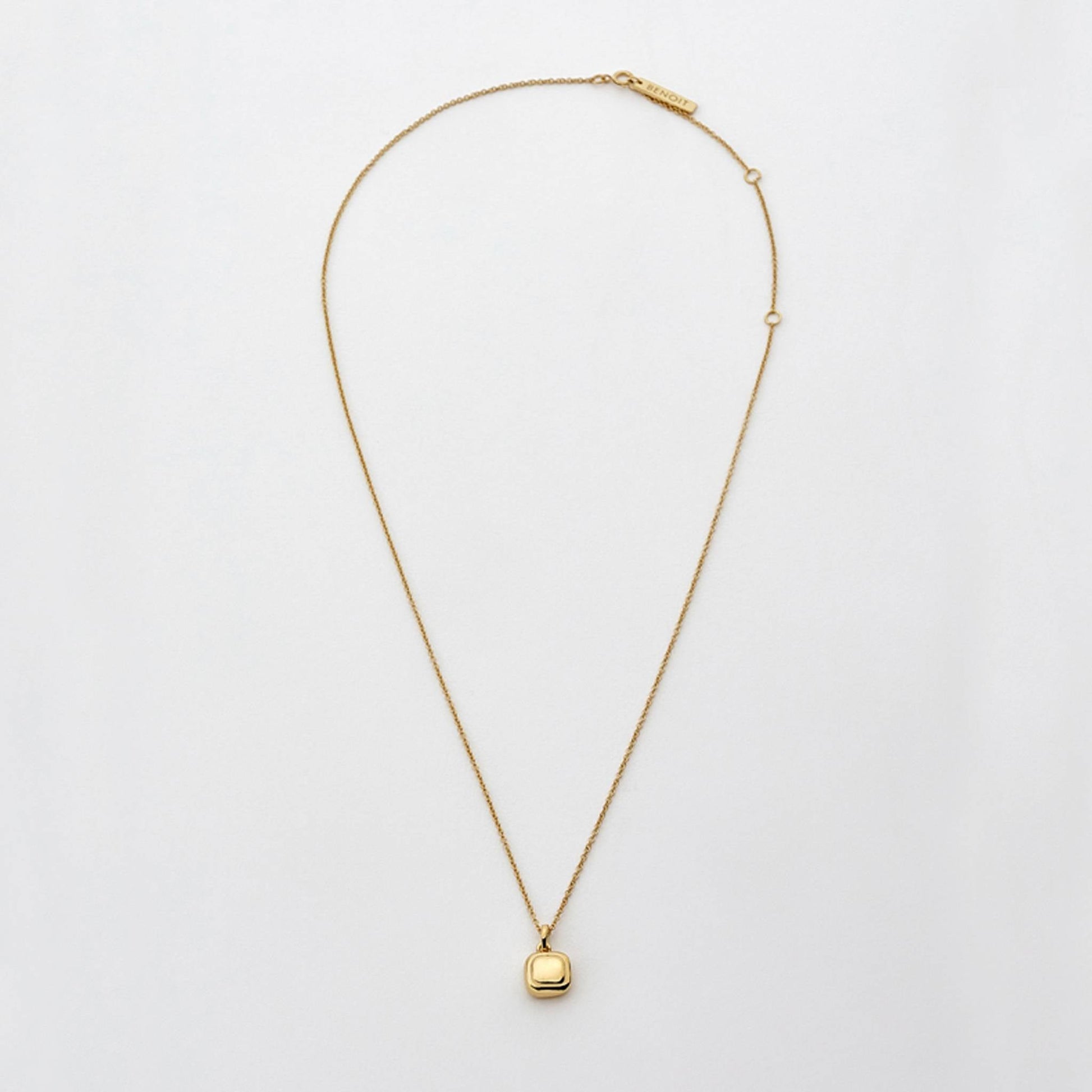 Double Square Pendant [Gold] - BENOIT 베누아 - CAVA LIFE