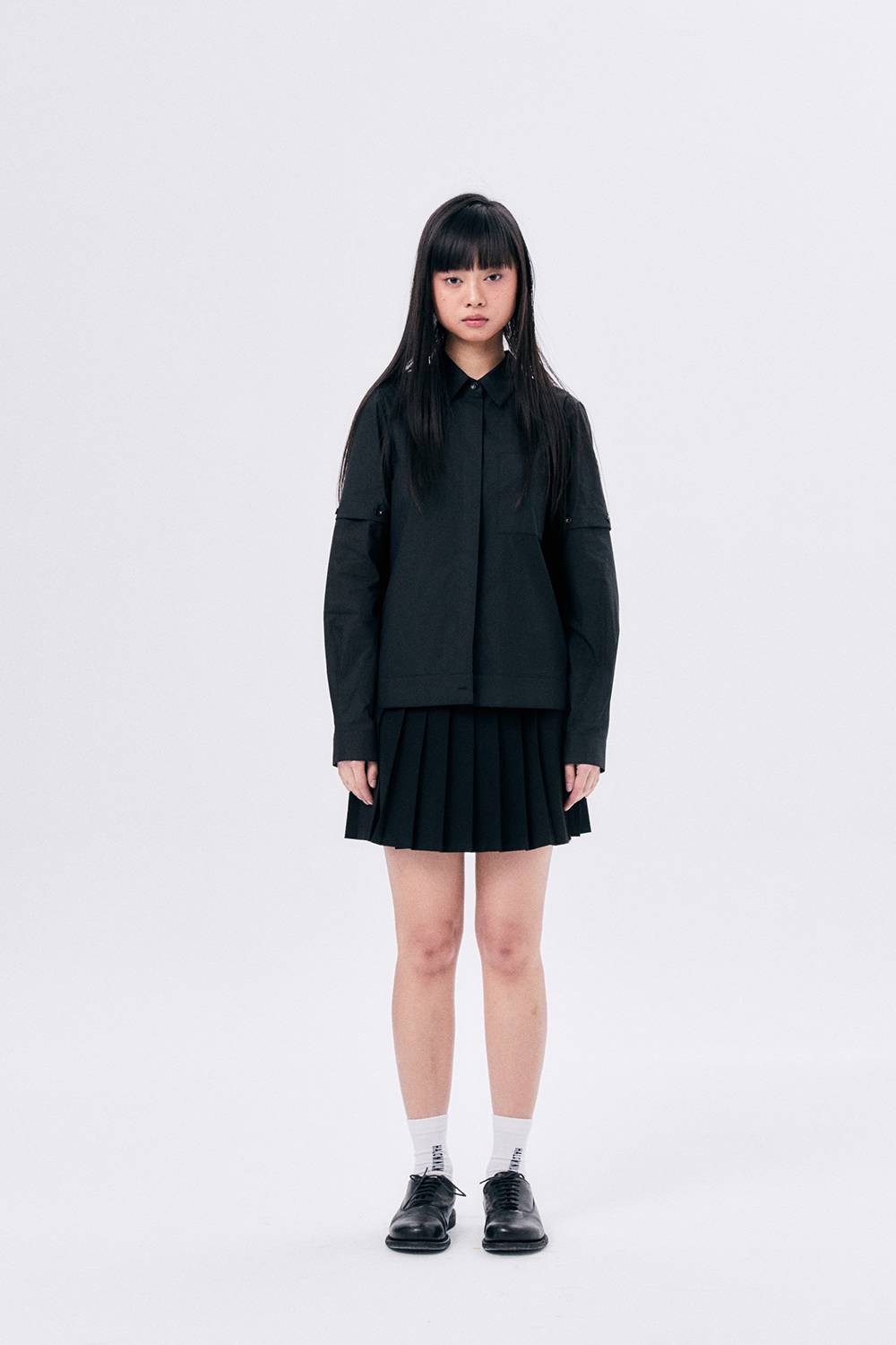 SHIRT JACKET / BLACK