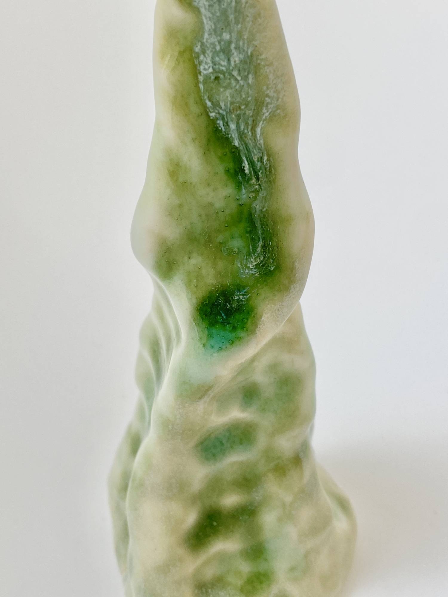 Horn of Unicorn - Emerald glassy green