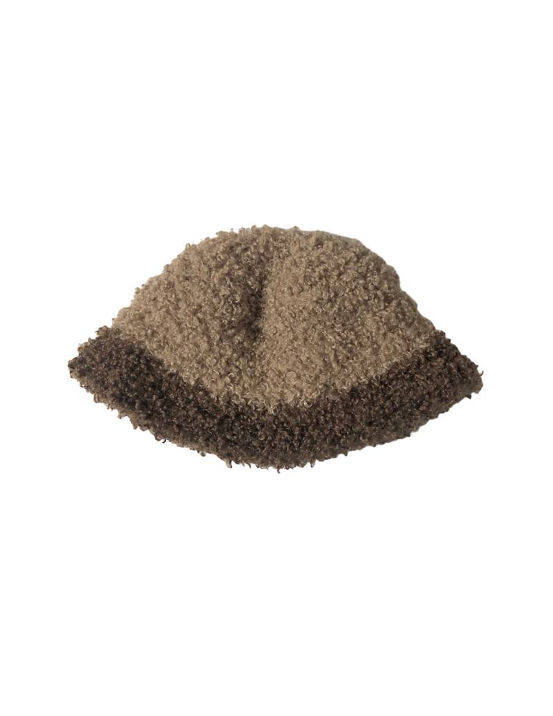 Fluffy Bucket / 플러피 니트 버킷햇 - Beige