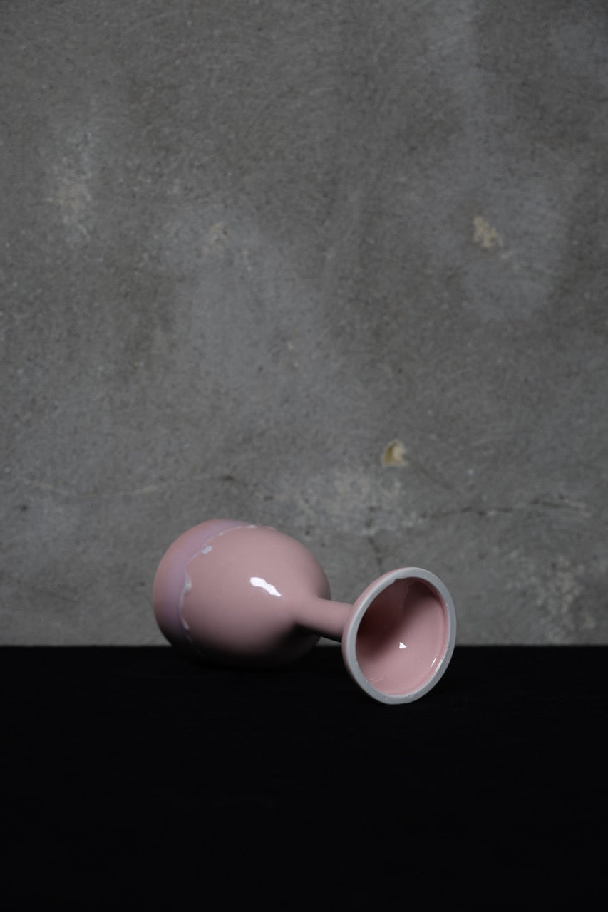 SAI 002 도자기 와인 잔 무너지는 핑크