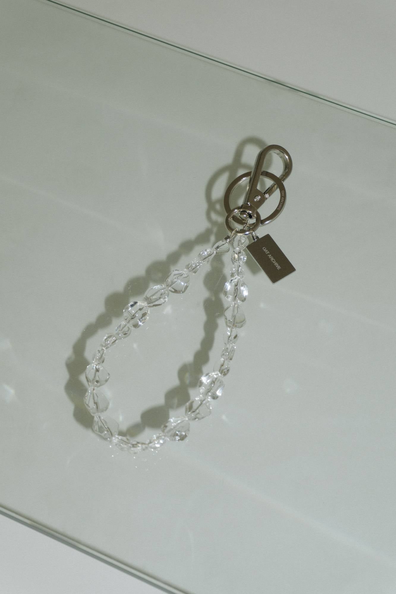 Glass keyring