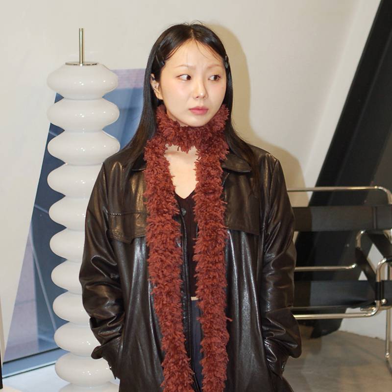 Very Fluffy Muffler / 베리 플러피 머플러 - 2 COLOR