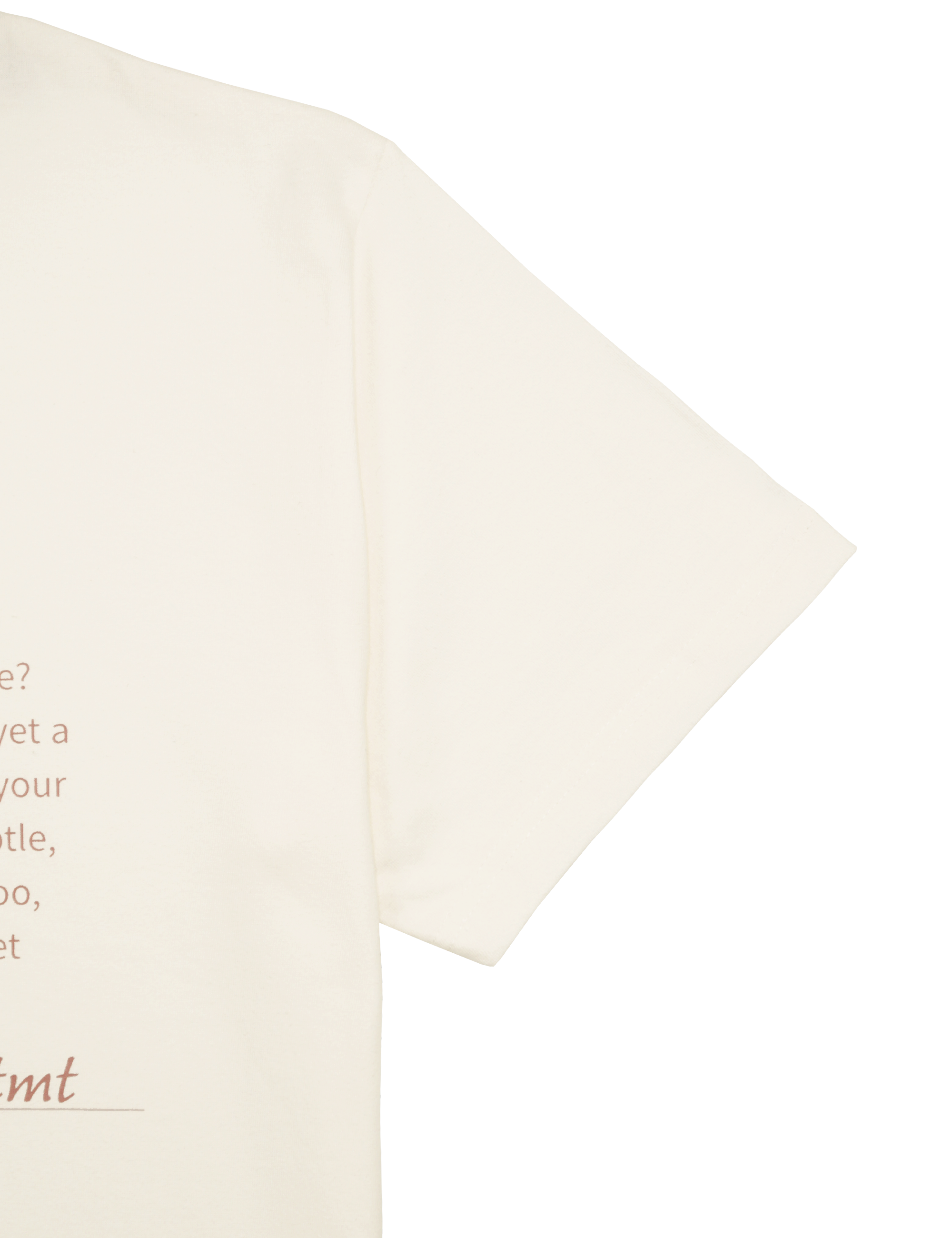 HEART LETTERING T-SHIRTS [IVORY]