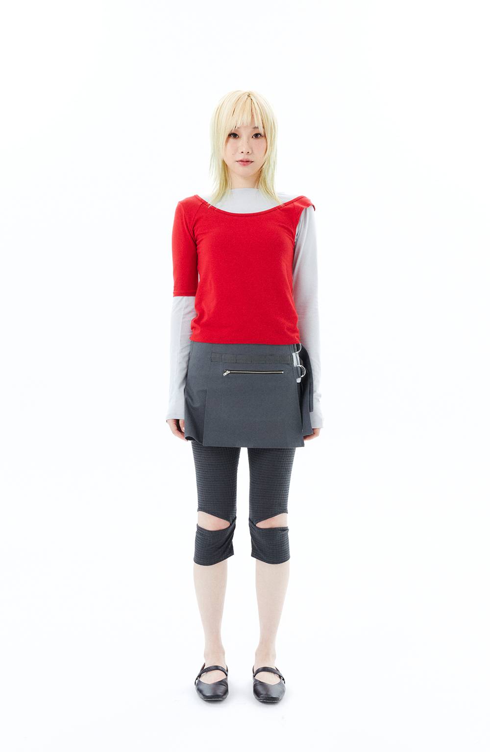 SHEER CHECK LEGGINGS / IVY