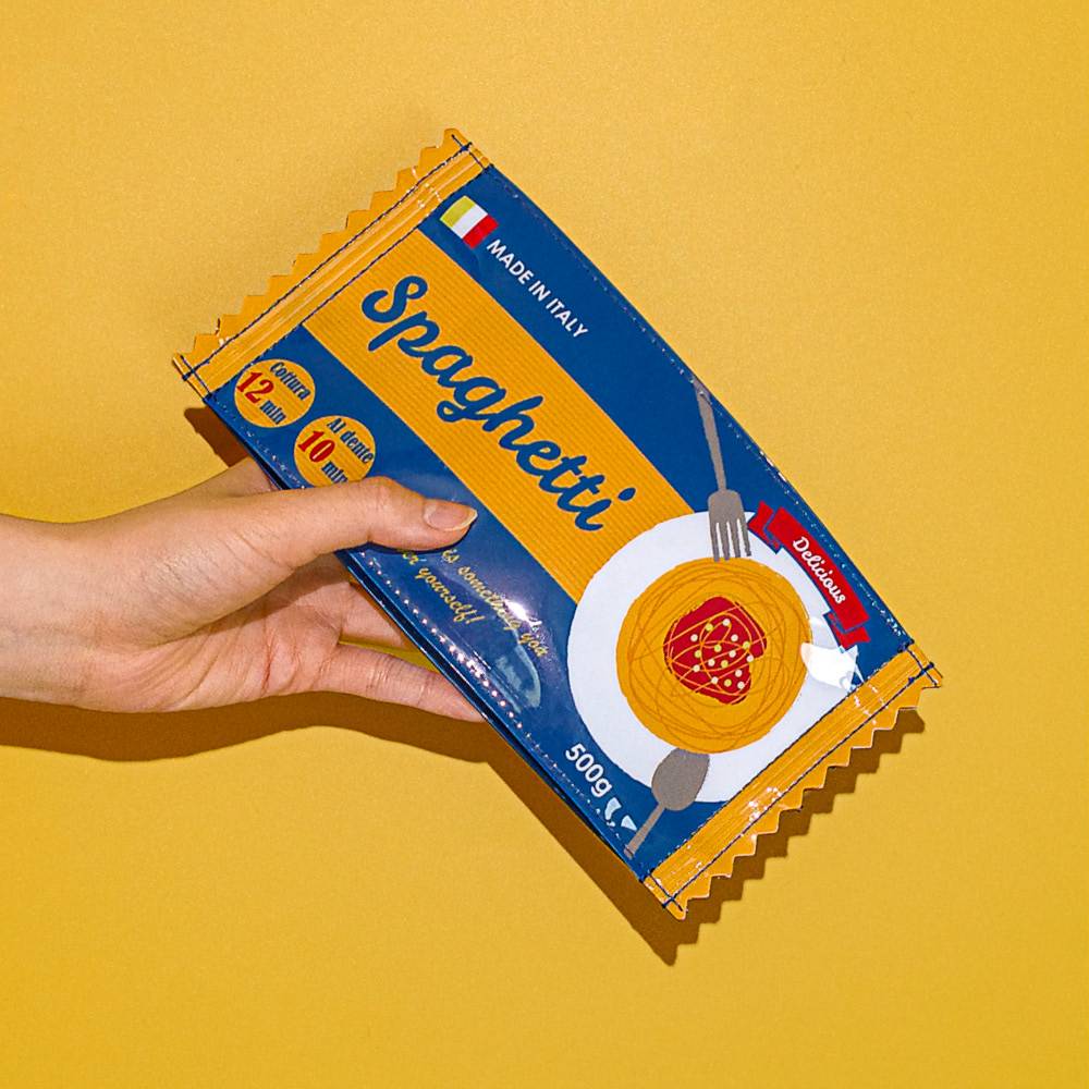 스파게티 파우치 키링 - YUP